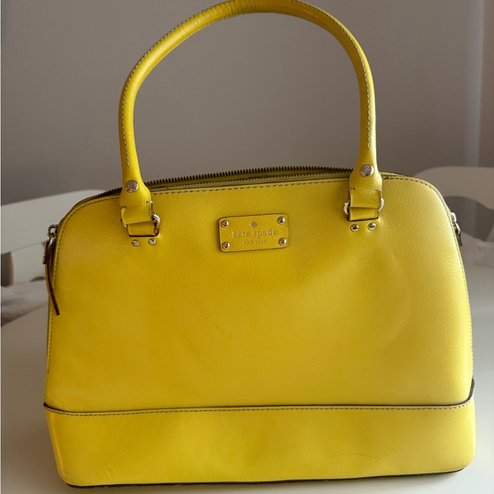 Kate Spade Vibrant Yellow Satchel